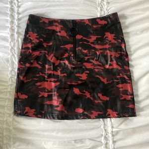 Red Camo Body Skirt